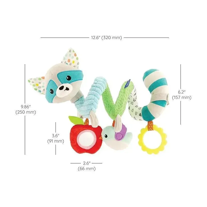 Infantino - Wee Wild Ones - Spiral Activity Toy, Raccoon - Image 5