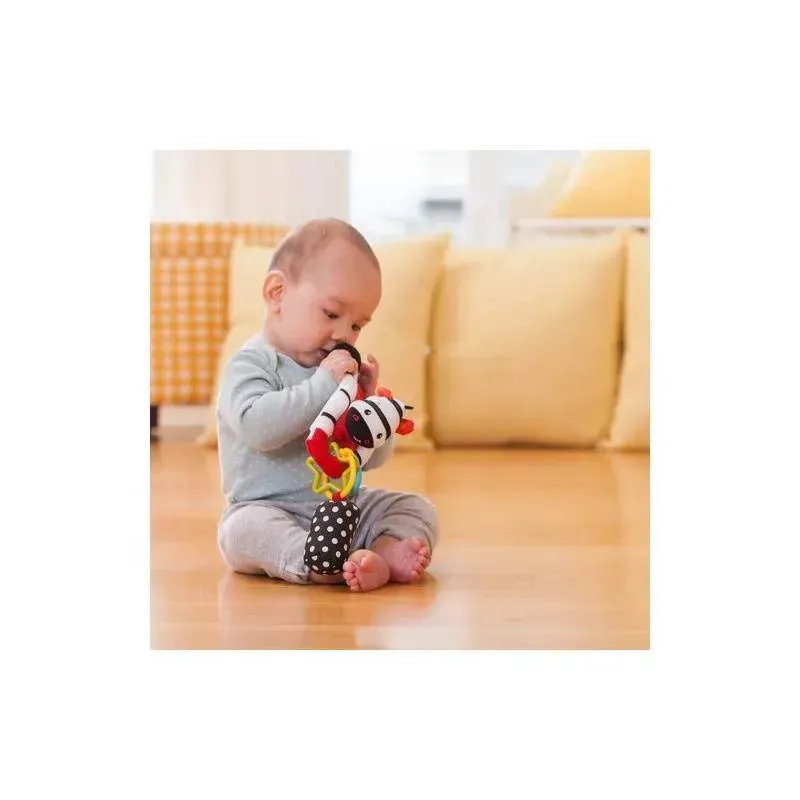 Infantino - Wrap Around Chiming Pal (Elephant/Zebra) Assorted Item - 1 count - Image 3