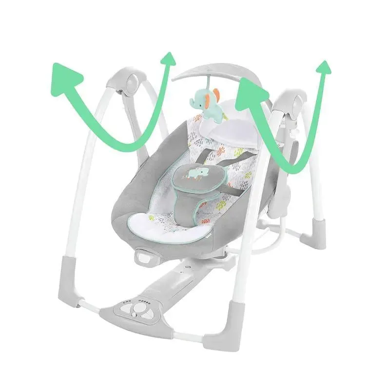Ingenuity - ConvertMe 2-in-1 Compact Portable Automatic Baby Swing & Infant Seat, Wimberly - Image 5