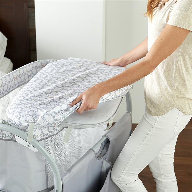 Ingenuity - Dream & Grow Bedside Baby Bassinet Adjustable Height Crib, Dalton - Image 10