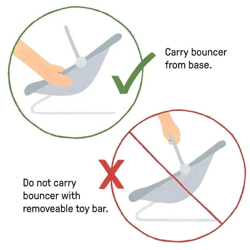 Ingenuity - Soothing Baby Bouncer Infant Seat with Vibrations - Image 4