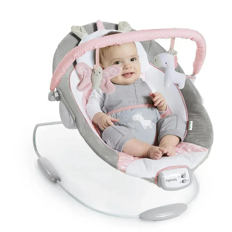 Ingenuity - Soothing Baby Bouncer Infant Seat with Vibrations - Image 7