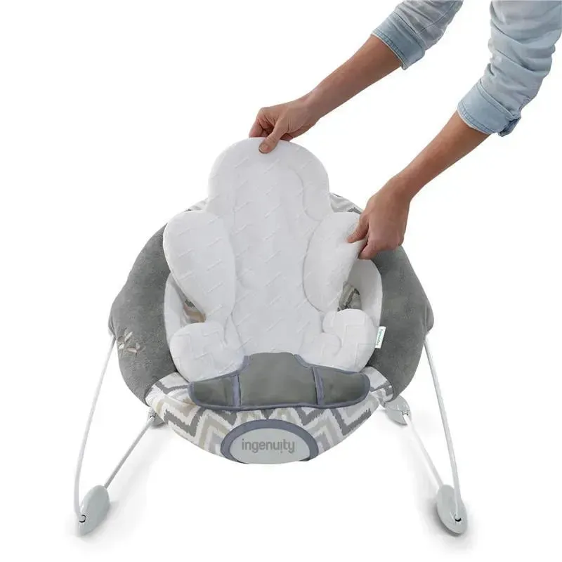 Ingenuity - SmartBounce Automatic Baby Bouncer Seat with White Noise, Braden - Image 3
