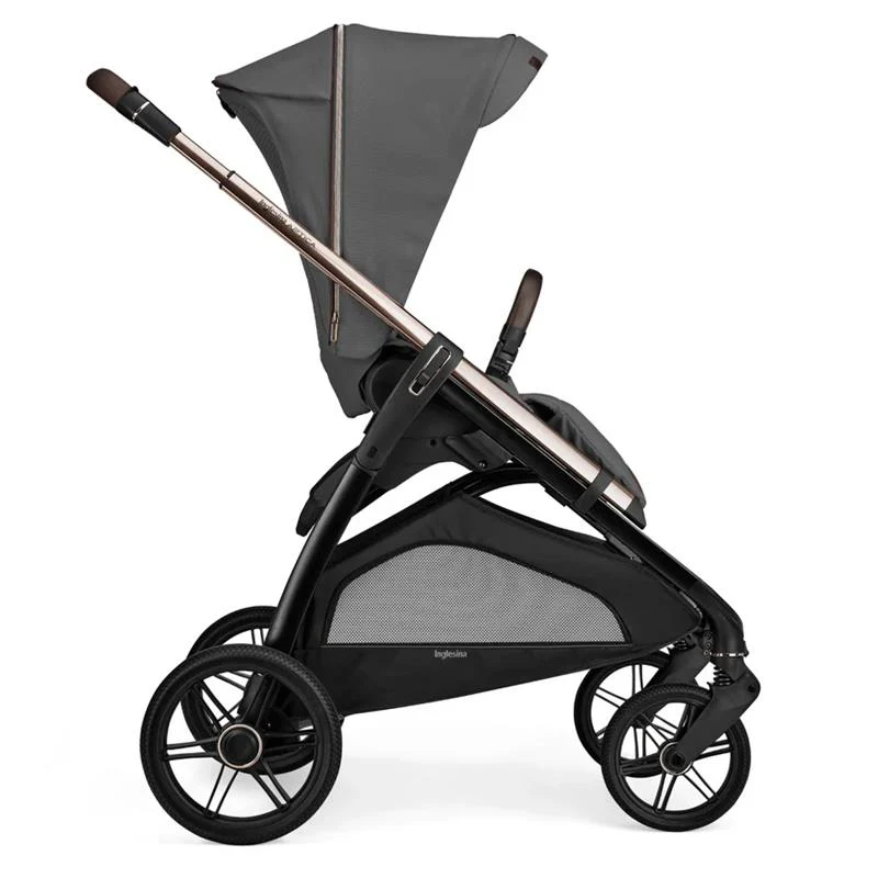 Inglesina Aptica Complete Stroller + Bassinet + Stand, Velvet Gray - Image 3