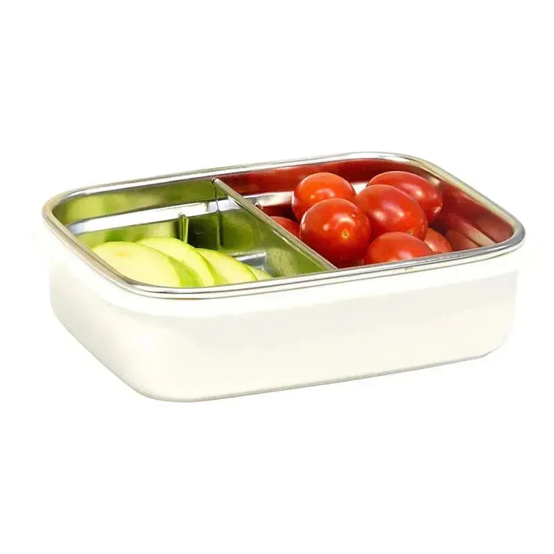 Innobaby - Keepin' Fresh Stainless Steel Divided Bento Snack Box, 11 oz, Green - Image 4