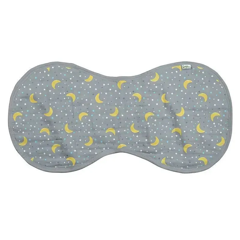 Iplay - 3Pk Muslin Burp Cloths, Blue Owl - Image 4