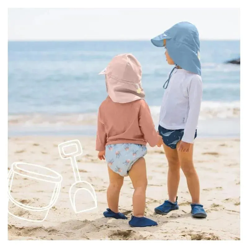 Iplay - Eco Snap Swim Diaper, Light Lavender Violets - Image 2