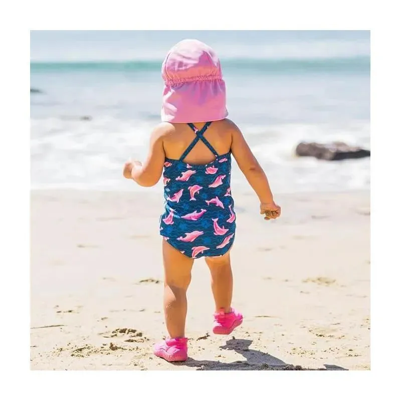 Iplay - Eco Swimsuit With Built-In Swim Diaper, Light Lavender Violets - Image 2