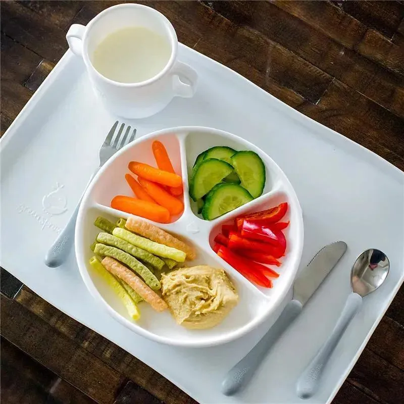 Iplay - Finger Food Platemat, White, 6M - Image 5