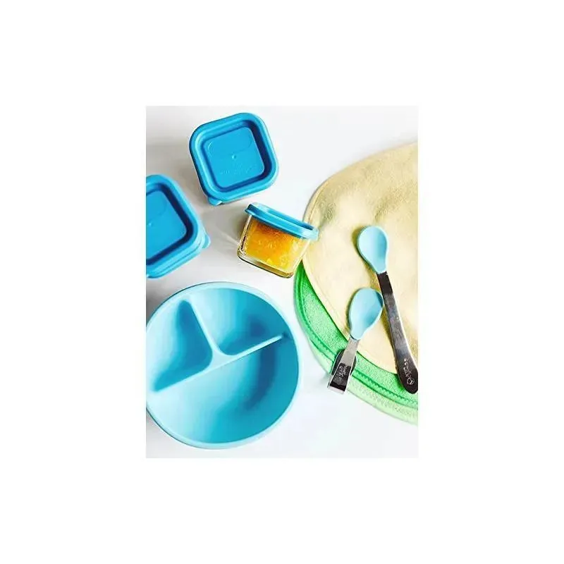IPlay Learning Spoon Set - Aqua - Image 6
