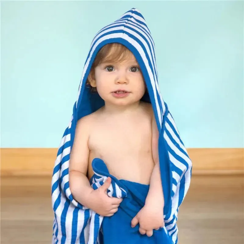 Iplay - Muslin Hooded Towel Made From Organic Cotton, White - Image 2