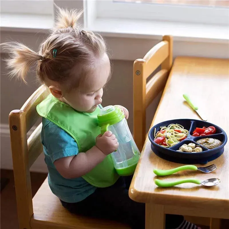 Iplay - Snap & Go Easy-Wear Bibs (3Pk), Gray Firetruck, 9/18 Months - Image 4
