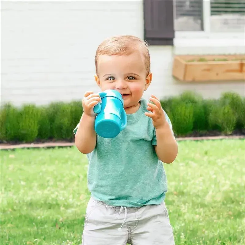 Iplay - Sprout Ware Sip & Straw Cup Made From Plants, Aqua, 6M - Image 3