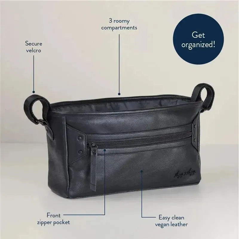 Itzy Ritzy - Adjustable Stroller Caddy/Organizer, Black - Image 3