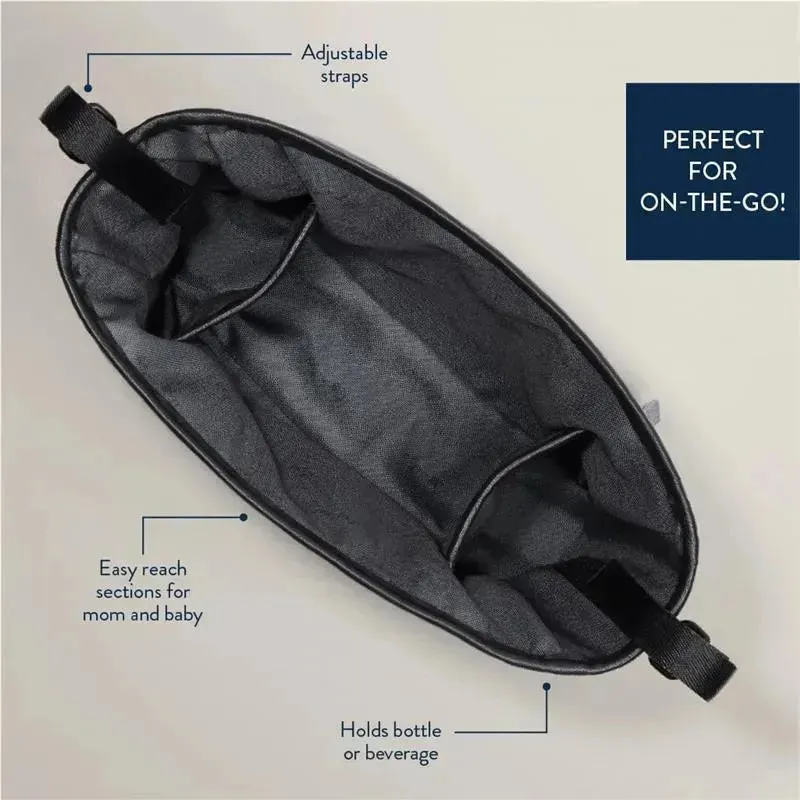 Itzy Ritzy - Adjustable Stroller Caddy/Organizer, Black - Image 6