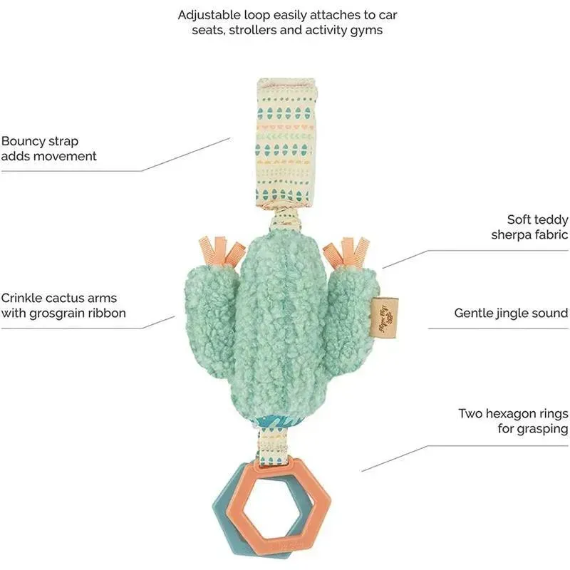 Itzy Ritzy - Attachable Travel Toy Cactus - Image 3
