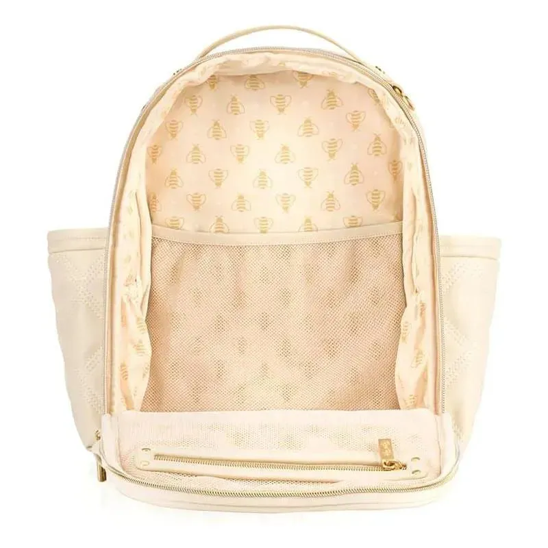 Itzy Ritzy - Baby Mini Plus Diaper Bag, Milk & Honey - Image 4