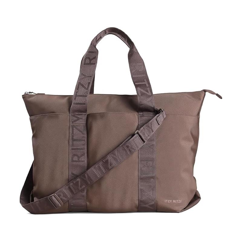 Itzy Ritzy - Belong All-In-Tote, Multipurpose Weekender Tote, Mocha