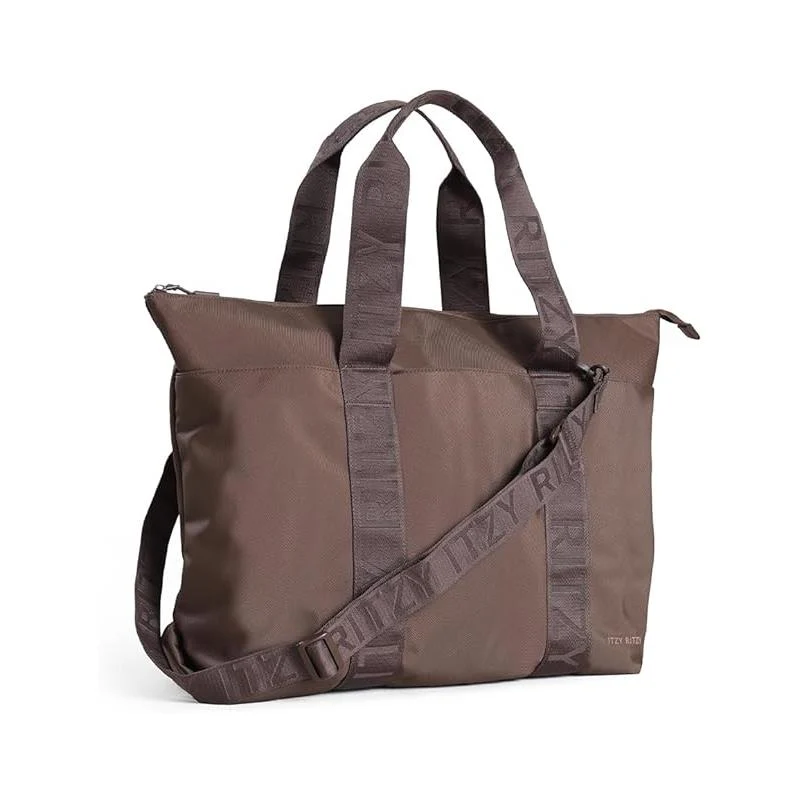 Itzy Ritzy - Belong All-In-Tote, Multipurpose Weekender Tote, Mocha - Image 7