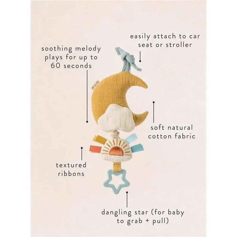 Itzy Ritzy - Bitzy Notes™ Musical Pull-Down Toy, Cloud/Sun - Image 3