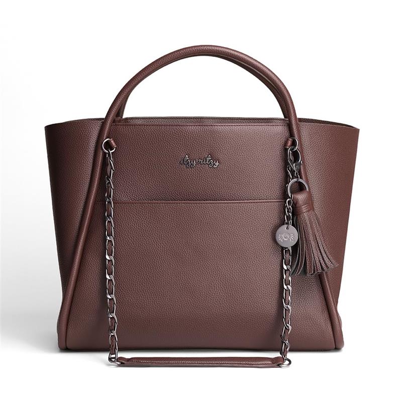 Itzy Ritzy - Boss Tote™ Diaper Bag With Changing Pad Espresso