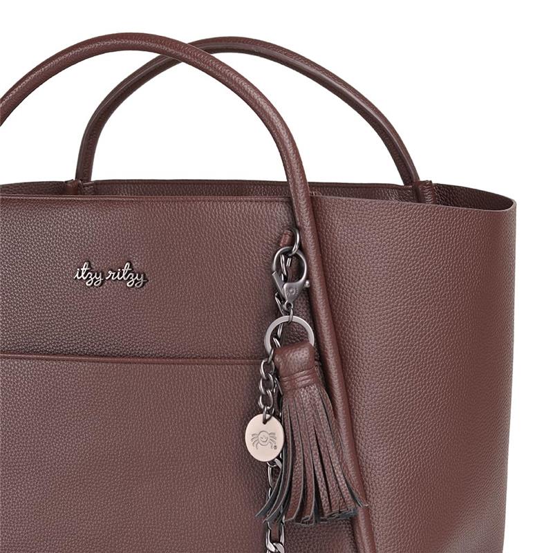 Itzy Ritzy - Boss Tote™ Diaper Bag With Changing Pad Espresso - Image 4