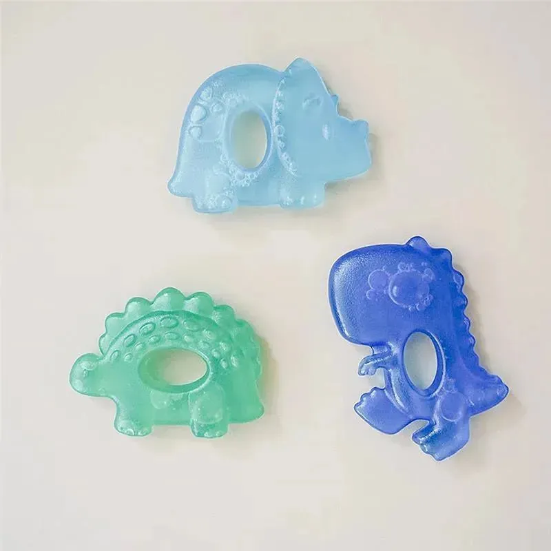Itzy Ritzy - Cute 'N Cool Water Filled Teether Dino (3-Pack) - Image 5