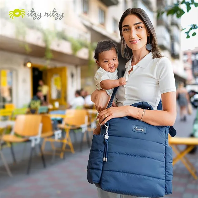 Itzy Ritzy - Dream Convertible Sapphire Starlight Diaper Bag - Image 3