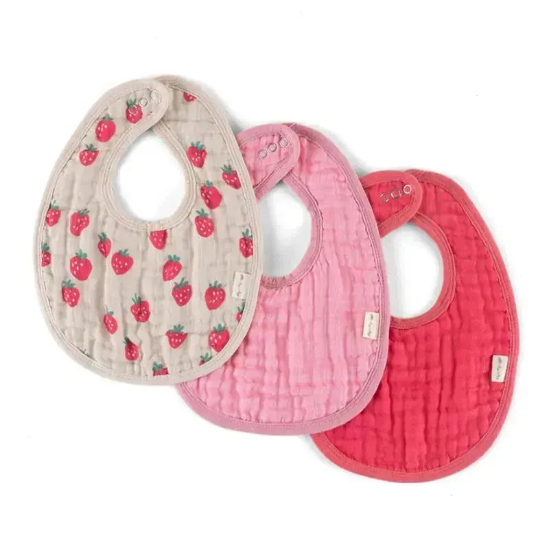 Itzy Ritzy - Itzy Bibs™, Strawberries + Cream