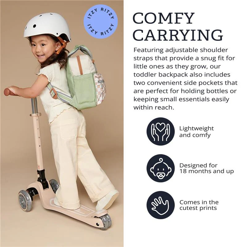 Itzy Ritzy Itzy Bitzy Bag™ Toddler Daycare Backpack, Check Yes! - Image 3