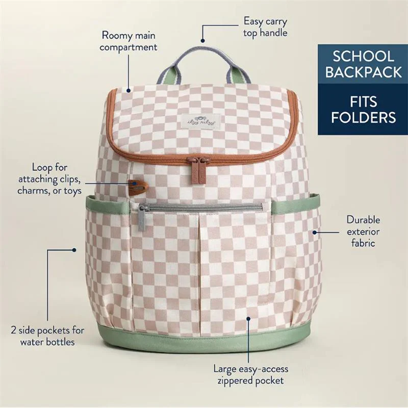 Itzy Ritzy Itzy Explorer™ Big Kid Backpack, Check Yes! - Image 4