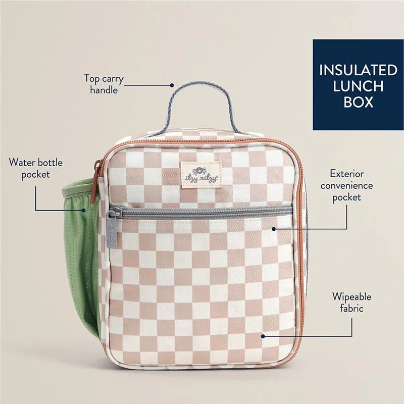 Itzy Ritzy Itzy Lunch Box™ Toddler Bag, Check Yes! - Image 2
