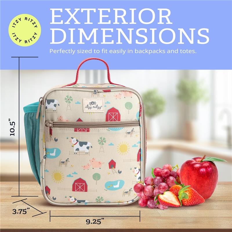 Itzy Ritzy Itzy Lunch Box™ Toddler Bag, Farm Friends - Image 4