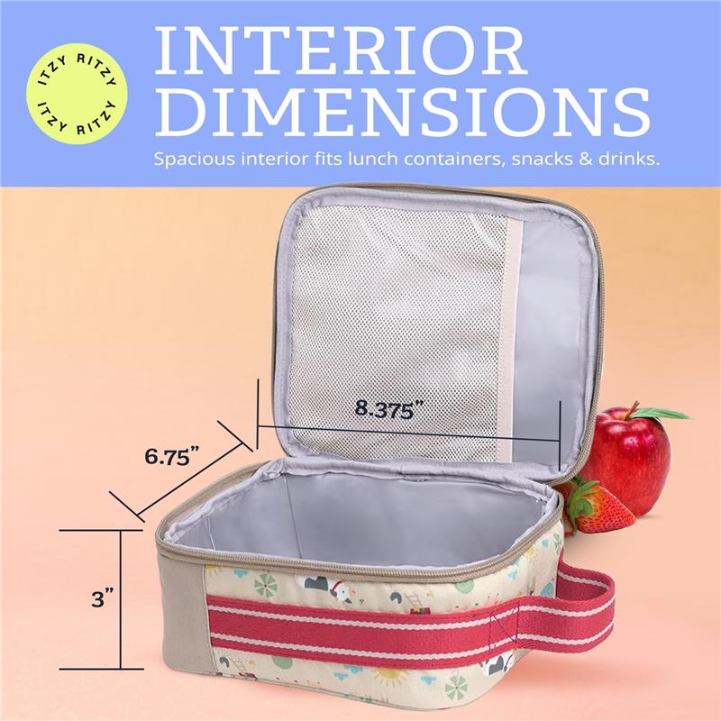 Itzy Ritzy Itzy Lunch Box™ Toddler Bag, Farm Friends - Image 5
