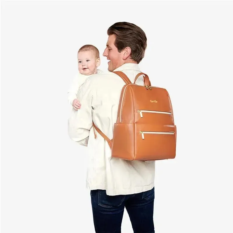 Itzy Ritzy - Itzy Ritzy Backpack, Cognac - Image 3