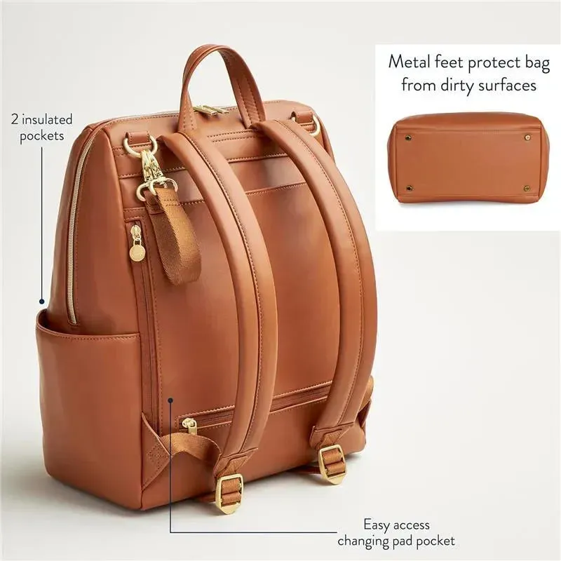 Itzy Ritzy - Itzy Ritzy Backpack, Cognac - Image 5