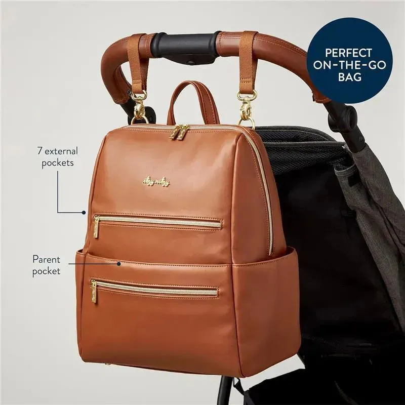 Itzy Ritzy - Itzy Ritzy Backpack, Cognac - Image 7