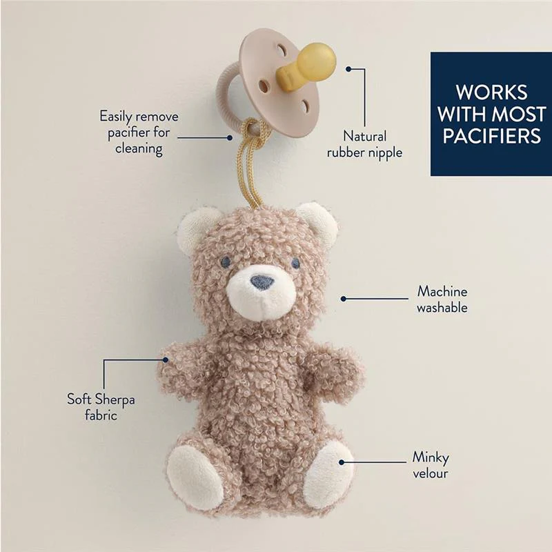 Itzy Ritzy - Pacifier & Lovey Set, Bear - Image 5