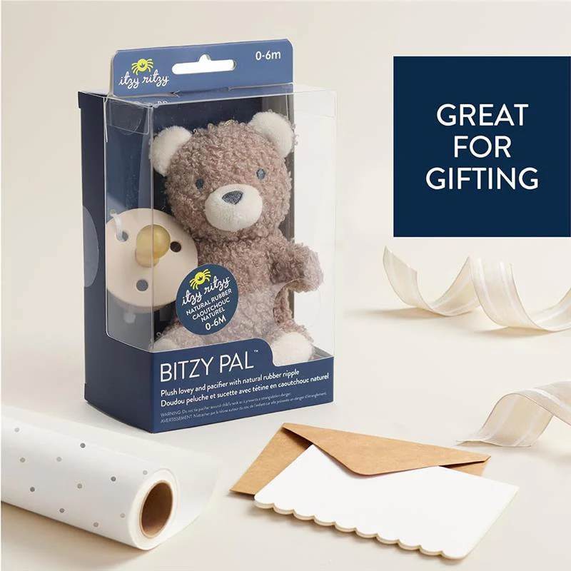 Itzy Ritzy - Pacifier & Lovey Set, Bear - Image 7