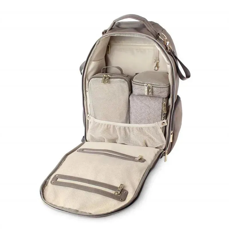 Itzy Ritzy - 3Pk Packing Cubes, Taupe - Image 6