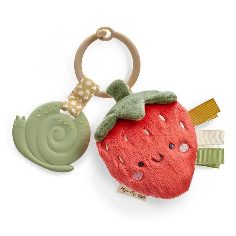 Itzy Ritzy- Pal™ Plush + Teether, Strawberry