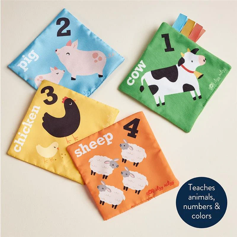 Itzy Ritzy - Sensory Scarves, Farm Friends - Image 3