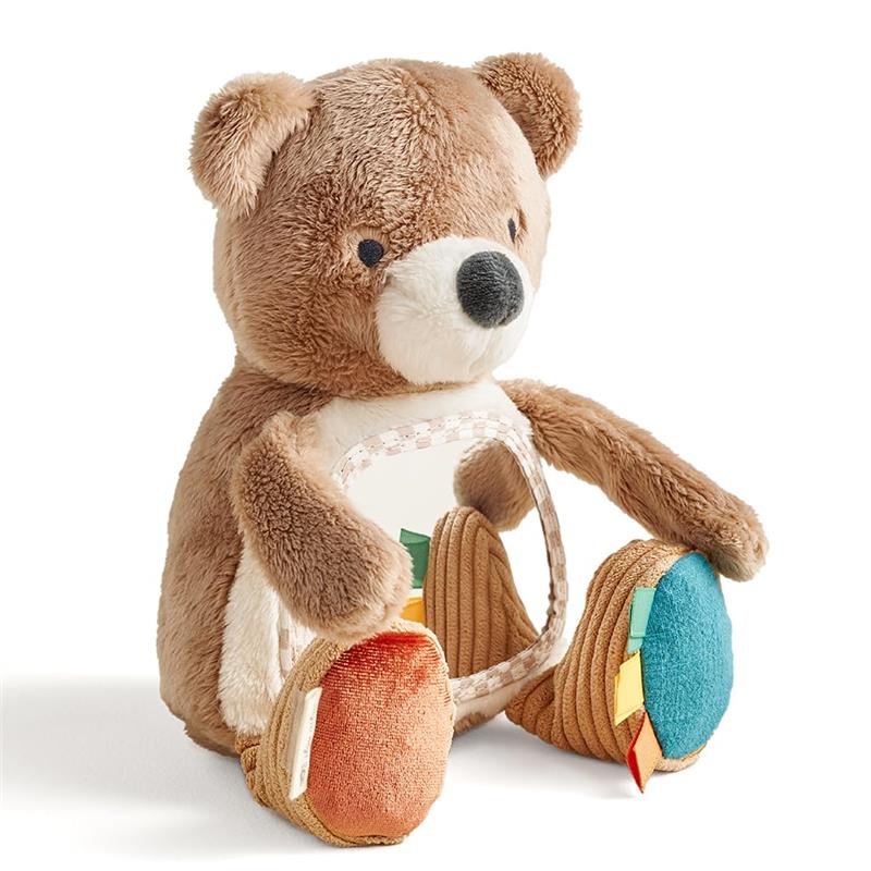 Itzy Ritzy - Sensory Tummy Time Toy Mirror, Bear