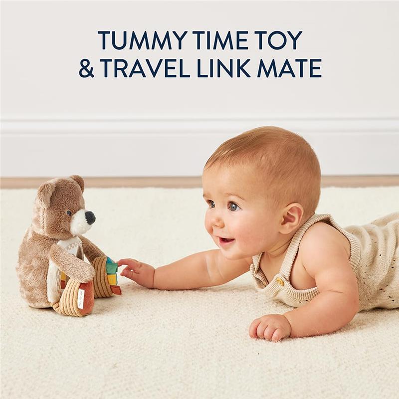 Itzy Ritzy - Sensory Tummy Time Toy Mirror, Bear - Image 2