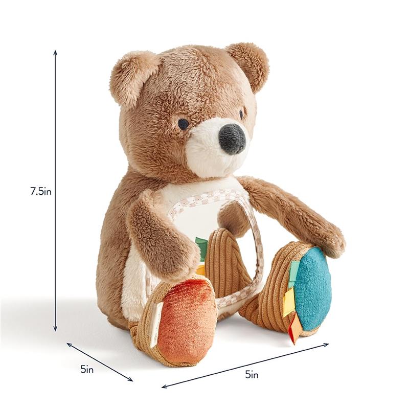 Itzy Ritzy - Sensory Tummy Time Toy Mirror, Bear - Image 7