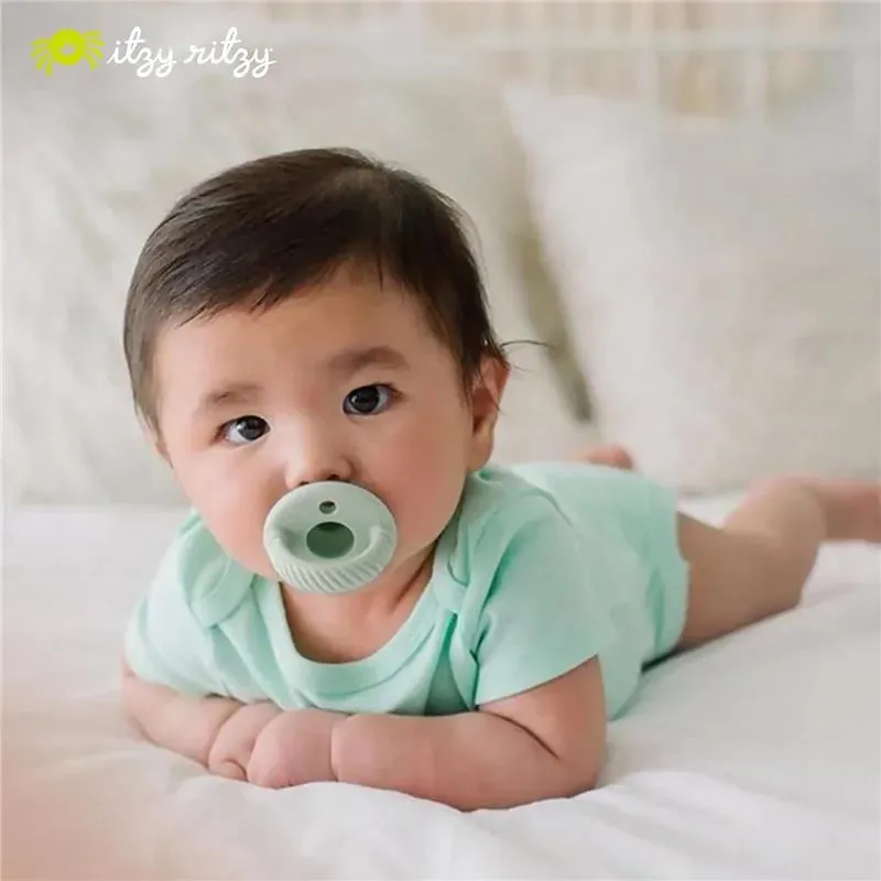 Itzy Ritzy - Silicone Pacifier 2Pk, Agave And Succulent Cables - Image 3