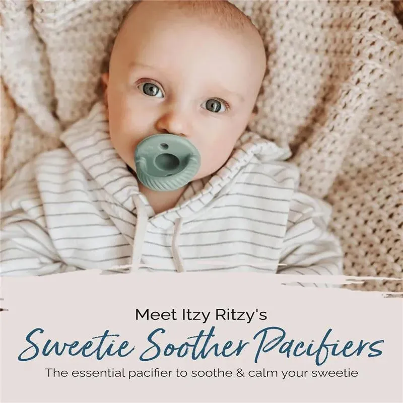 Itzy Ritzy - Silicone Pacifier 2Pk, Agave And Succulent Cables - Image 5