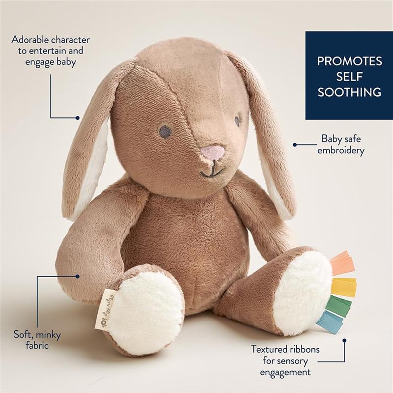 Itzy Ritzy - Snuggleverse™ Sweetie Snuggles™ Perfect, Huggable Plush Toy Billie They Bunny (Taupe) - Image 3