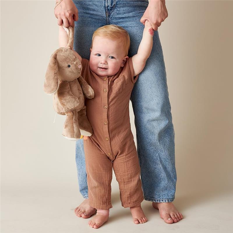 Itzy Ritzy - Snuggleverse™ Sweetie Snuggles™ Perfect, Huggable Plush Toy Billie They Bunny (Taupe) - Image 6