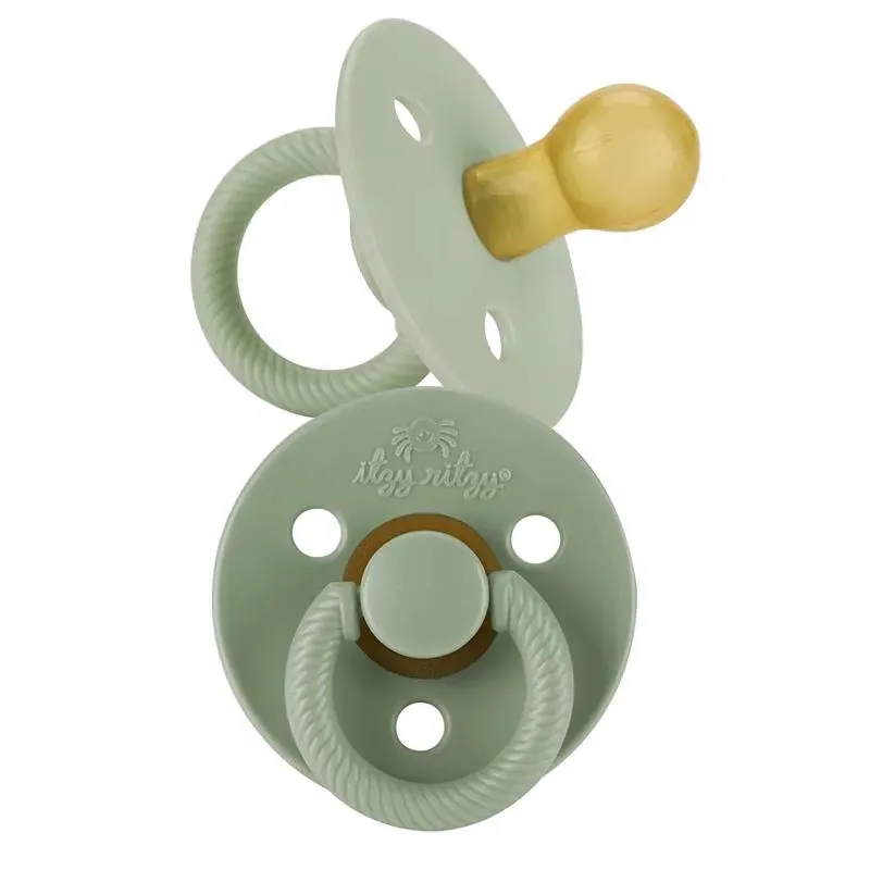Itzy Ritzy - Soother Natural Rubber Paciset, Succulent Agave